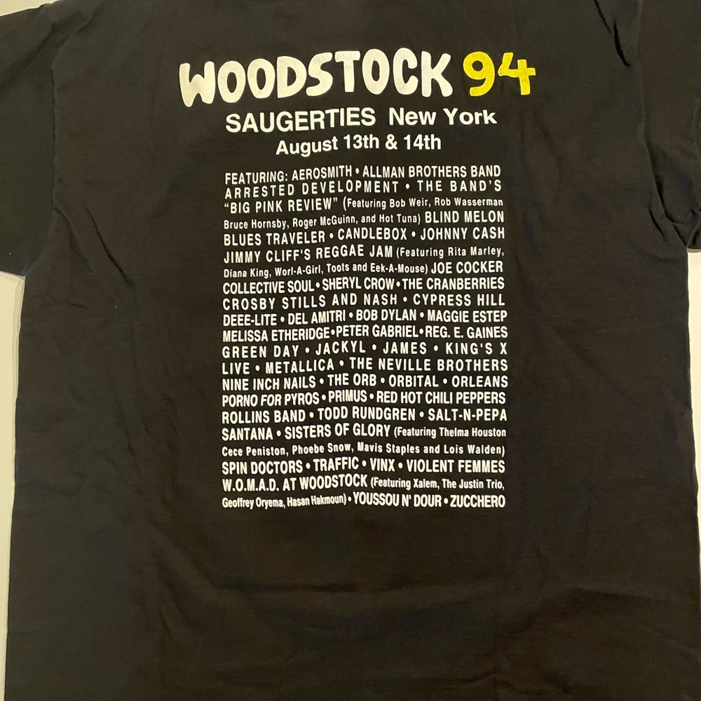 Vintage Woodstock 1994 Concert Tee - Picture 4 of 12